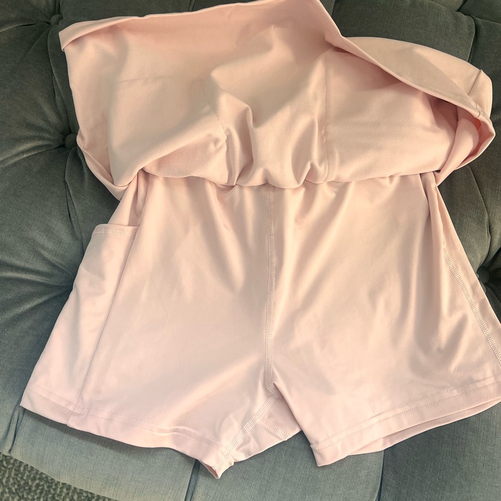 Adidas Women's Pink Go-To Golf Skort - Picture 6 of 7